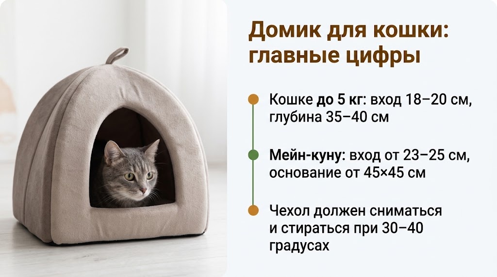 Домик для кошки: главные цифры