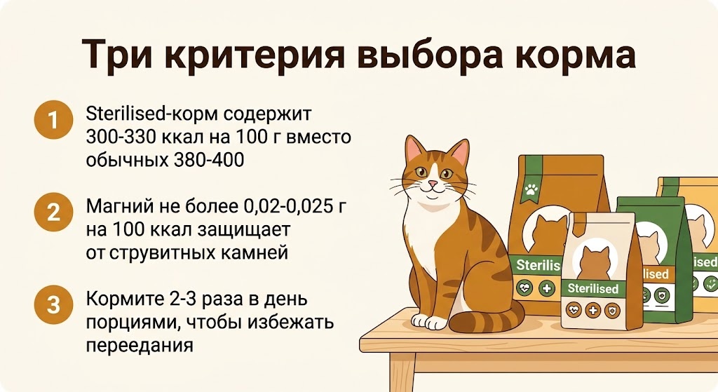 Три критерия выбора корма