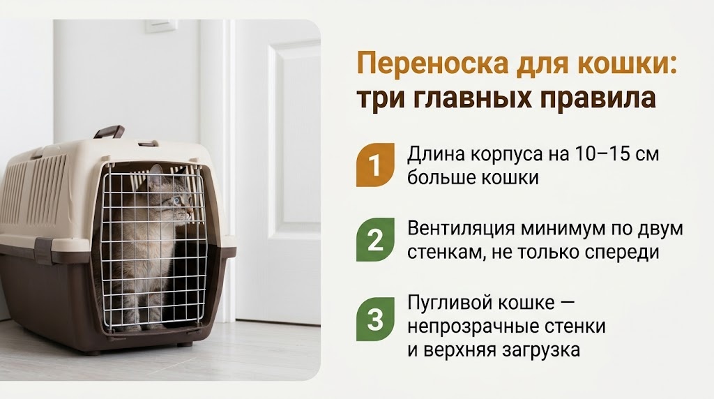 Как выбрать переноску для кошки